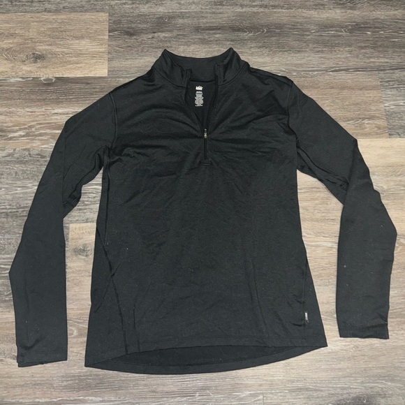 Men’s REI Black Lightweight Quarter Zip Pullover - Size Medium - Picture 1 of 3